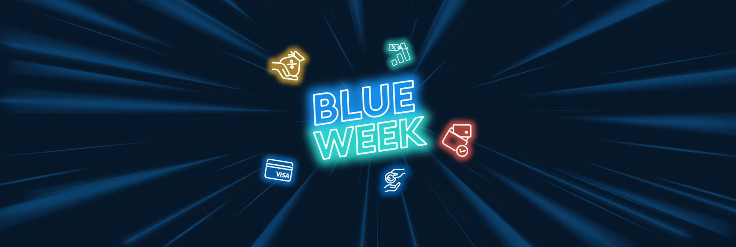 Blue Week - Bis zu 4% Cashback auf Booking.com