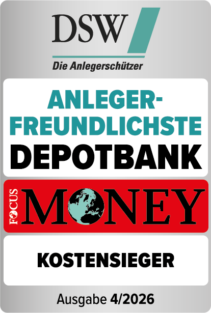 DSW und Focus Money: Anlegerfreundlichste Depotbank, Kostensieger 2026