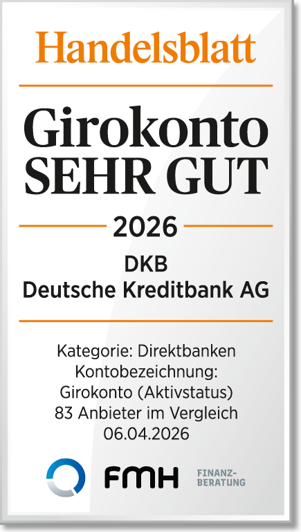 Handelsblatt Girokonto sehr gut 2026